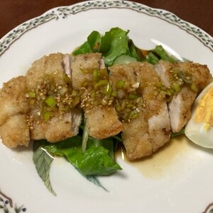 油淋鶏（ユーリンチー）【鶏むね肉の柔らかレシピ】